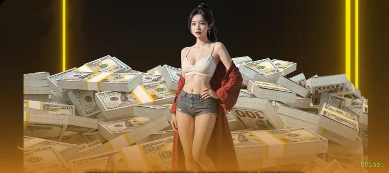 Imagem promocional da 505bet mostrando a plataforma e suas vantagens